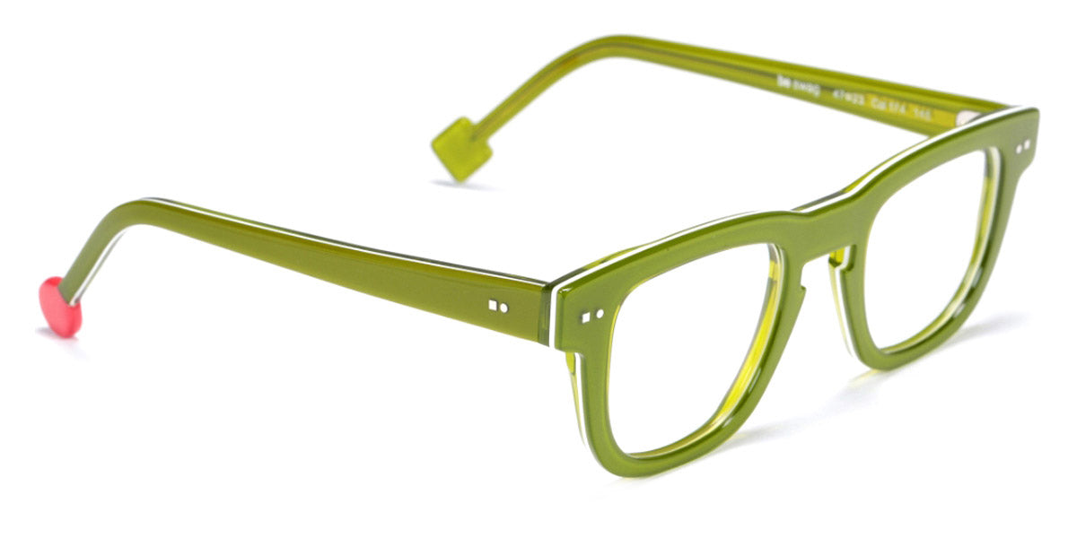 Sabine Be® Be Swag - Shiny Translucent Light Green / White / Shiny Translucent / Light Green Eyeglasses
