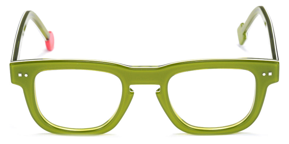 Sabine Be® Be Swag - Shiny Translucent Light Green / White / Shiny Translucent / Light Green Eyeglasses
