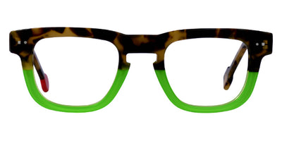 Sabine Be® Be Swag - Khaki Tortoise / Shiny Neon Green Eyeglasses