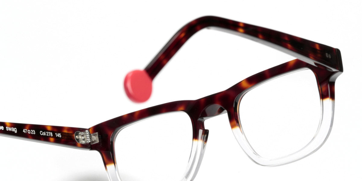 Sabine Be® Be Swag - Shiny Cherry Tortoise /Shiny Crystal Eyeglasses