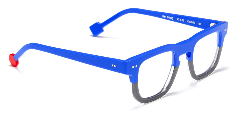 Sabine Be® Be Swag - Shiny Blue Majorelle / Shiny Grey Eyeglasses