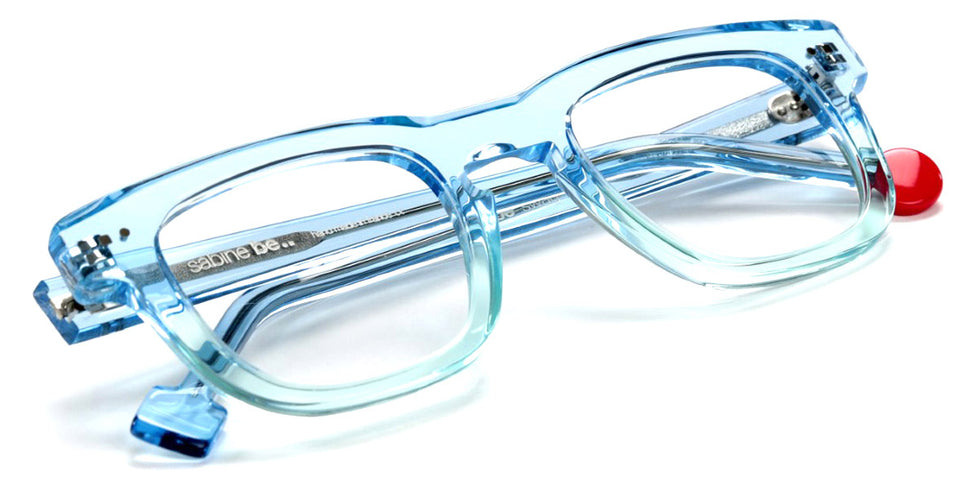 Sabine Be® Be Swag - Shiny Translucent Blue / Shiny Translucent Turquoise Eyeglasses