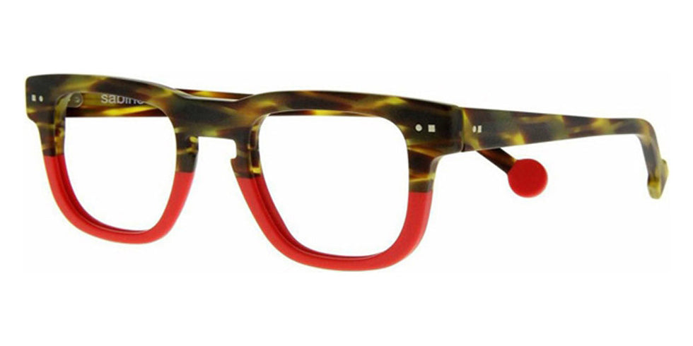 Sabine Be® Be Swag - Matte Veined Tortoise / Matte Red Eyeglasses