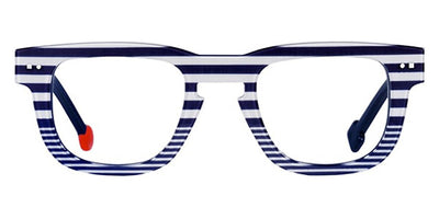 Sabine Be® Be Swag Stripe - Shiny Navy Blue Fat Stripes / Shiny Navy Blue Slim Stripes Eyeglasses