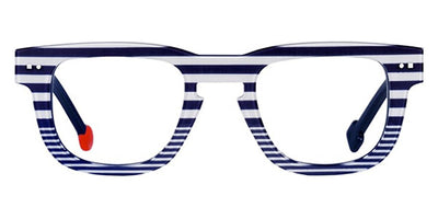 Sabine Be® Be Swag Stripe - Shiny Navy Blue Fat Stripes / Shiny Navy Blue Slim Stripes Eyeglasses