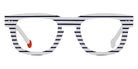 Sabine Be® Be Swag Stripe - Shiny Navy Blue Slim Stripes Eyeglasses