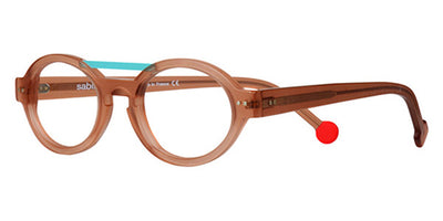Sabine Be® Be Trendy - Matte Translucent Beige / Satin Turquoise Eyeglasses
