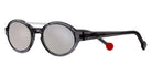 Sabine Be® Be Trendy Sun - Shiny Translucent Gray / Satin White Sunglasses