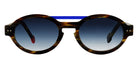 Sabine Be® Be Trendy Sun - Matte Veined Tortoise / Satin Blue Klein Sunglasses
