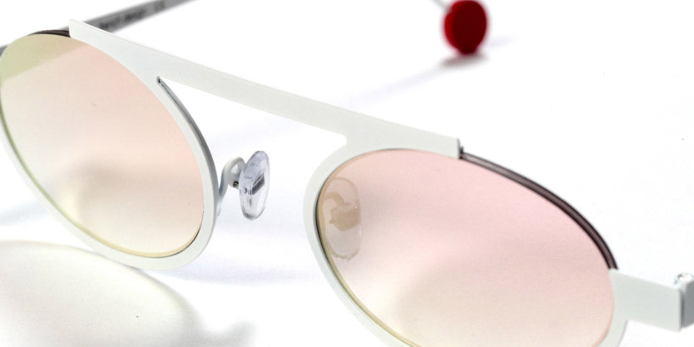 Sabine Be® Be Trust Slim Sun - Satin White Sunglasses