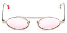 Sabine Be® Be Trust Slim Sun Summer SB Be Trust Slim Sun Summer 128ros 49 - Matte Palladium with pink lenses Sunglasses