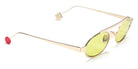 Sabine Be® Be Trust Slim Sun Summer SB Be Trust Slim Sun Summer 129ver 49 - Polished Pale Gold with green lenses Sunglasses