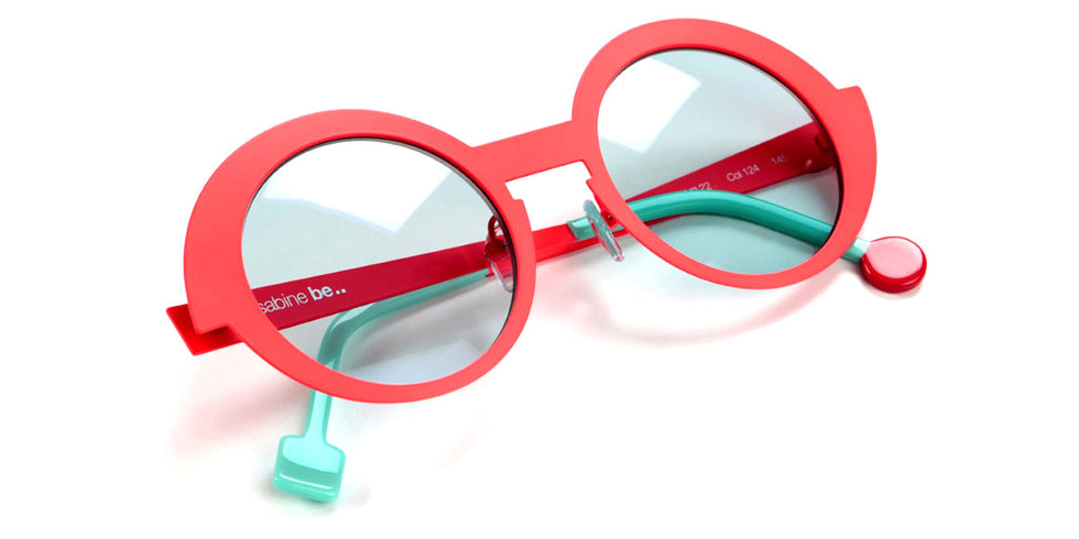Sabine Be® Be Val De Loire Slim Sun - Satin Neon Orange Sunglasses