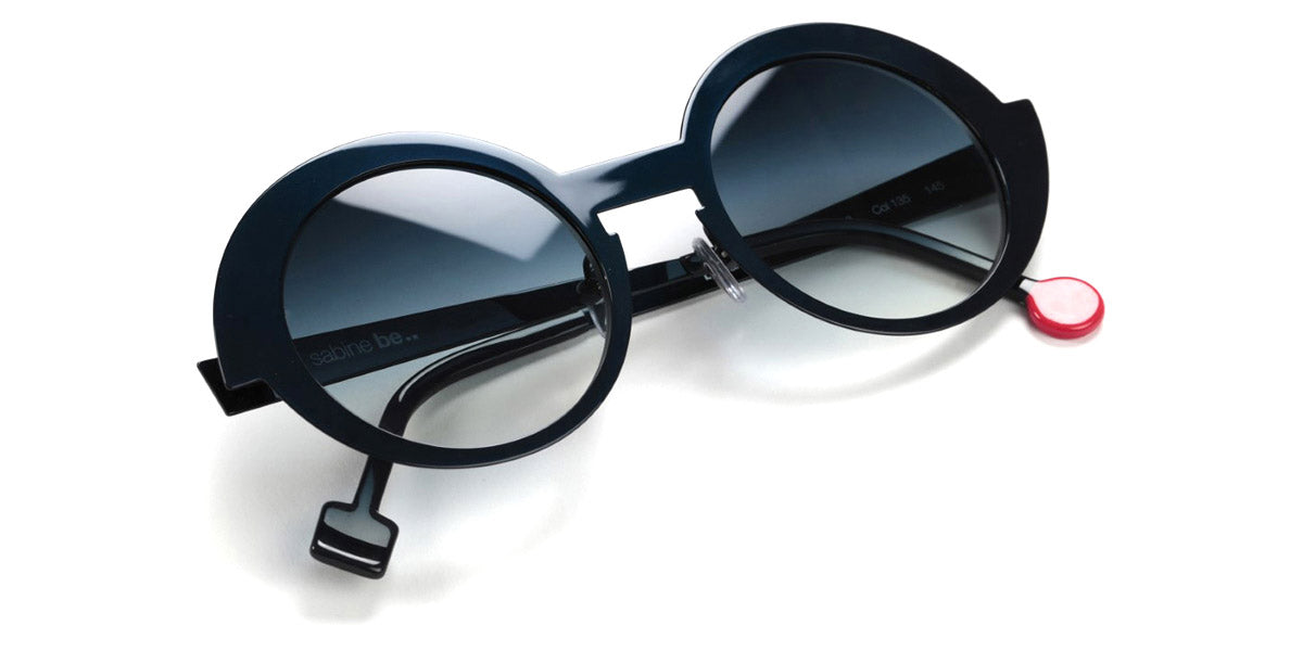Sabine Be® Be Val De Loire Slim Sun - Shiny Navy Blue Sunglasses