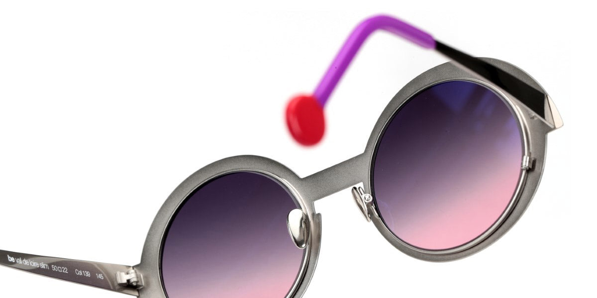 Sabine Be® Be Val De Loire Slim Sun - Polished Palladium Sunglasses