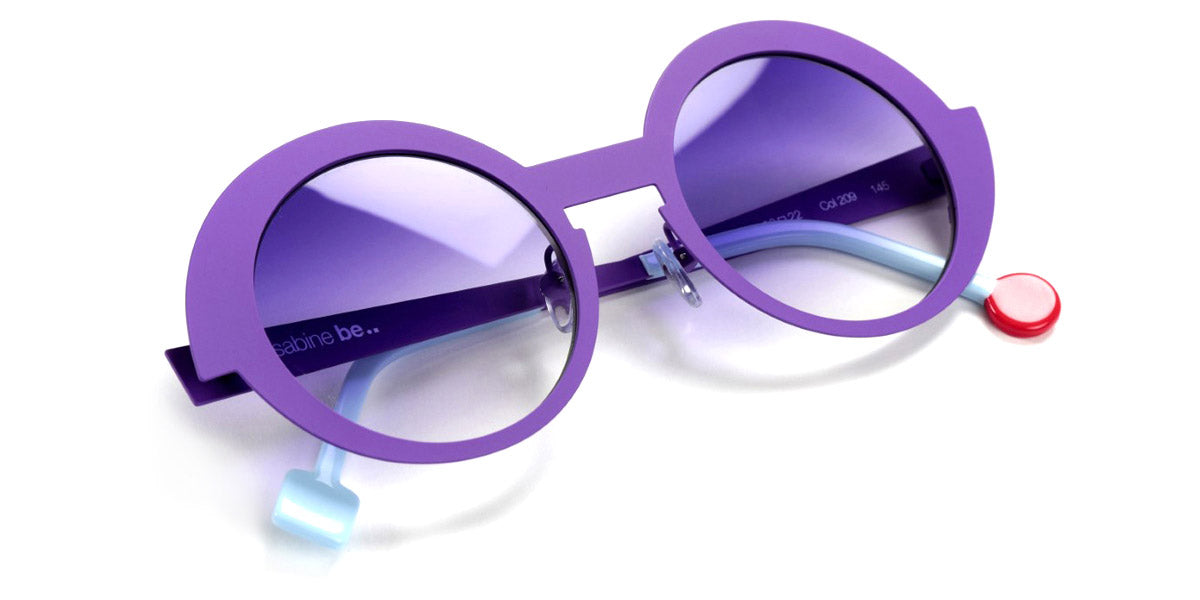 Sabine Be® Be Val De Loire Slim Sun - Satin Purple Sunglasses