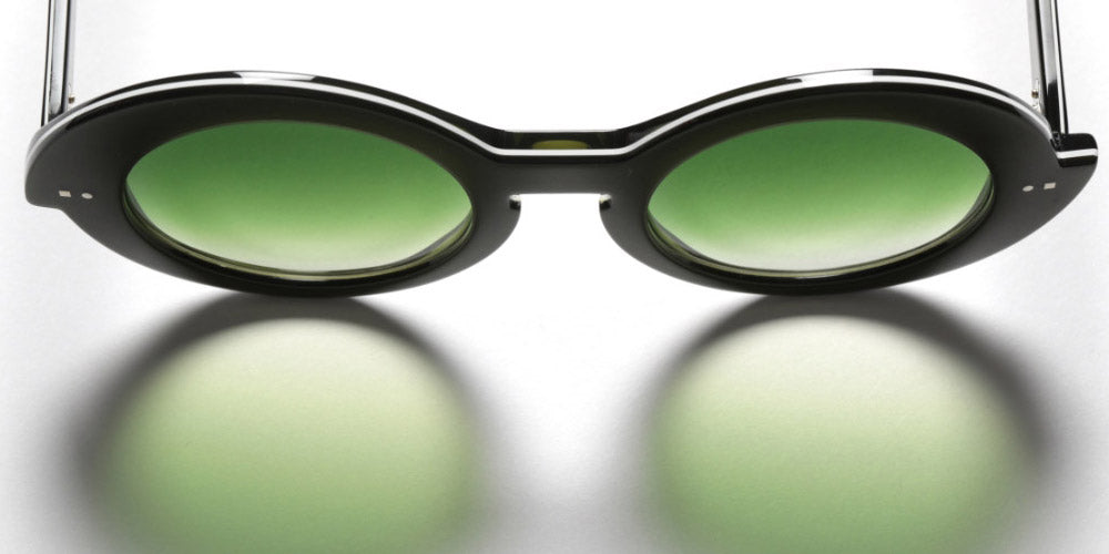 Sabine Be® Be Val De Loire Sun - Shiny Translucent Dark Green / White / Shiny Translucent Dark Green Sunglasses