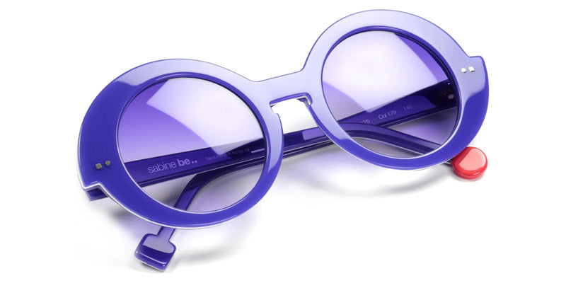 Sabine Be® Be Val De Loire Sun - Shiny Translucent Purple / White / Shiny Translucent Purple Sunglasses