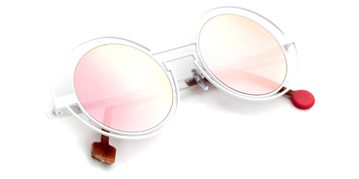 Sabine Be® Be Val De Loire Wire Sun - Satin White Sunglasses