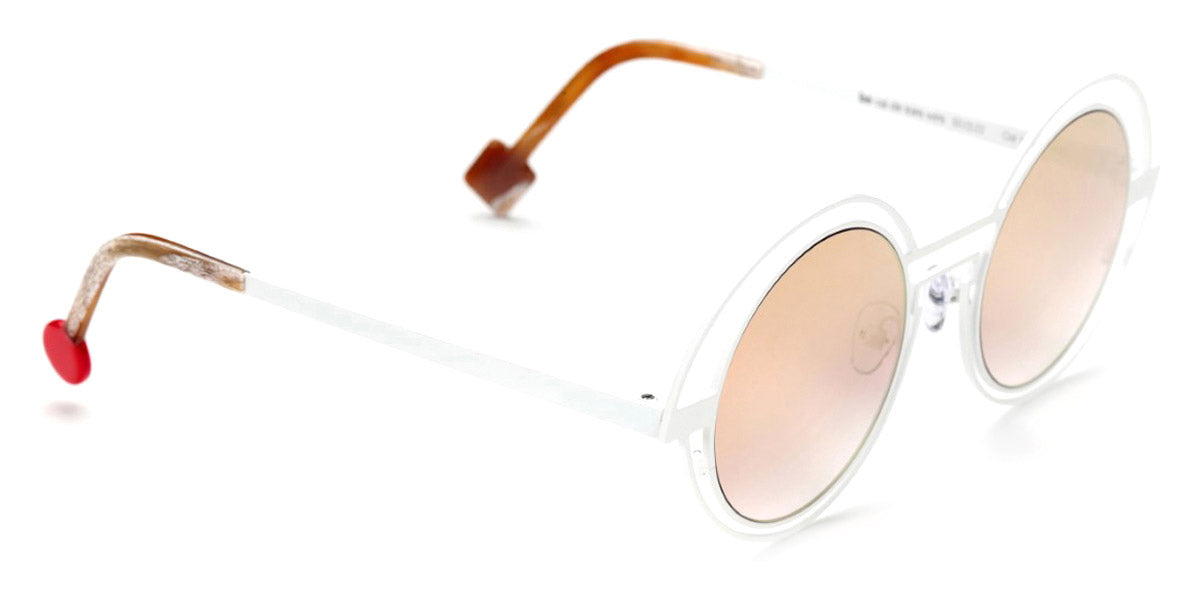 Sabine Be® Be Val De Loire Wire Sun - Satin White Sunglasses