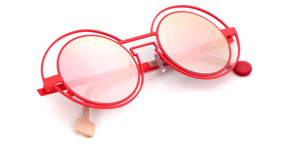 Sabine Be® Be Val De Loire Wire Sun - Satin Neon Orange Sunglasses