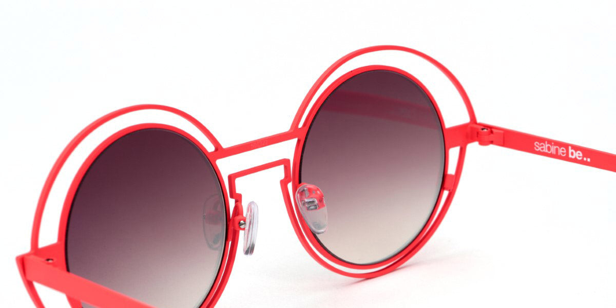 Sabine Be® Be Val De Loire Wire Sun - Satin Neon Orange Sunglasses