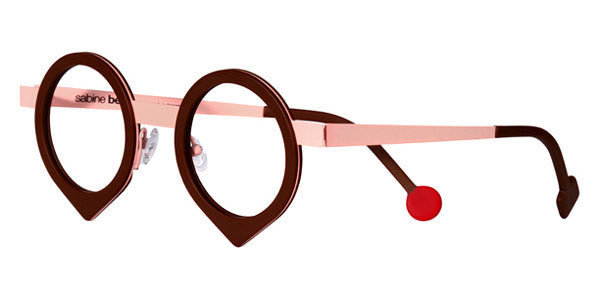 Sabine Be® Be Yang - Matte Brown / Satin Salmon Eyeglasses