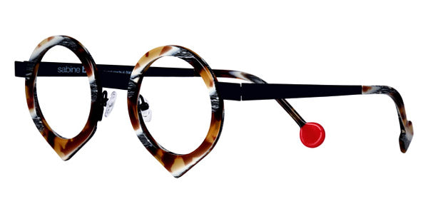 Sabine Be® Be Yang - Shiny Vintage Tortoise / Satin Shiny Navy Blue Eyeglasses