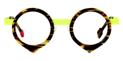 Sabine Be® Be Yang - Shiny Veined Tortoise / Satin Neon Yellow Eyeglasses