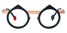 Sabine Be® Be Yin - Shiny Midnight Blue / Polished Rose Gold Eyeglasses