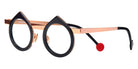 Sabine Be® Be Yin - Shiny Midnight Blue / Polished Rose Gold Eyeglasses