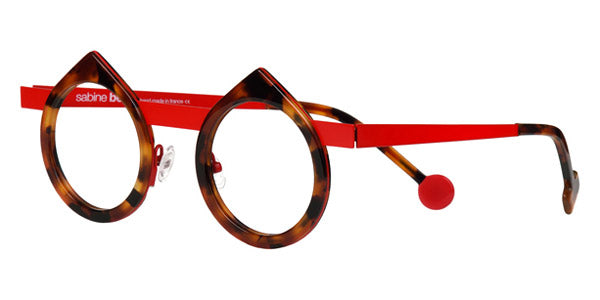 Sabine Be® Be Yin - Shiny Fawn Tortoise / Satin Red Eyeglasses