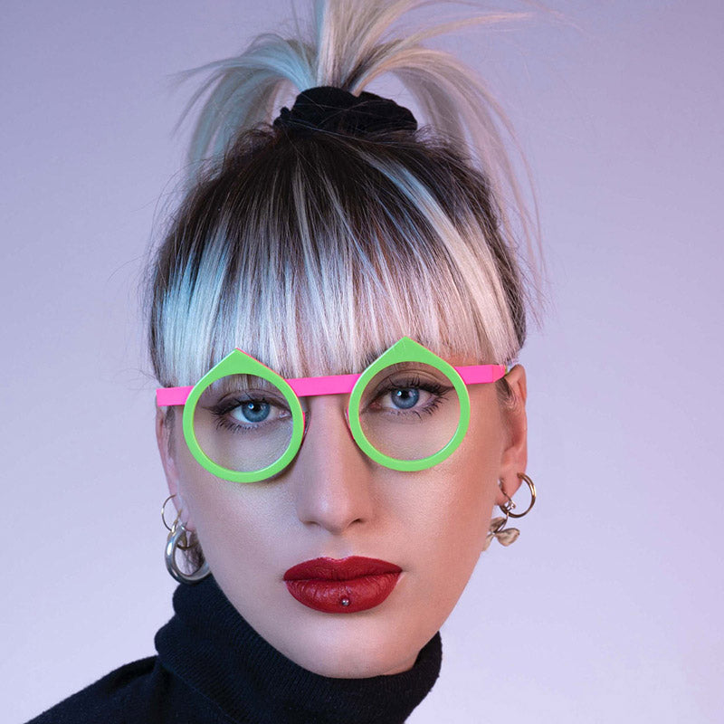 Sabine Be® Be Yin - Shiny Prairie Green / Satin Neon Pink Eyeglasses