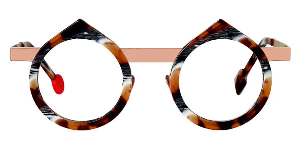 Sabine Be® Be Yin - Shiny Vintage Tortoise / Polished Rose Gold Eyeglasses