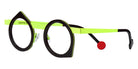 Sabine Be® Be Yoon - Shiny Dark Choco / Satin Neon Yellow Eyeglasses