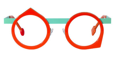 Sabine Be® Be Yoon - Shiny Orange / Satin Turquoise Eyeglasses