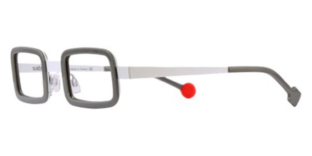 Sabine Be® Be Ziggy - Shiny Grey / Satin White Eyeglasses