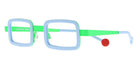 Sabine Be® Be Ziggy - Matte Baby Blue / Satin Neon Green Eyeglasses