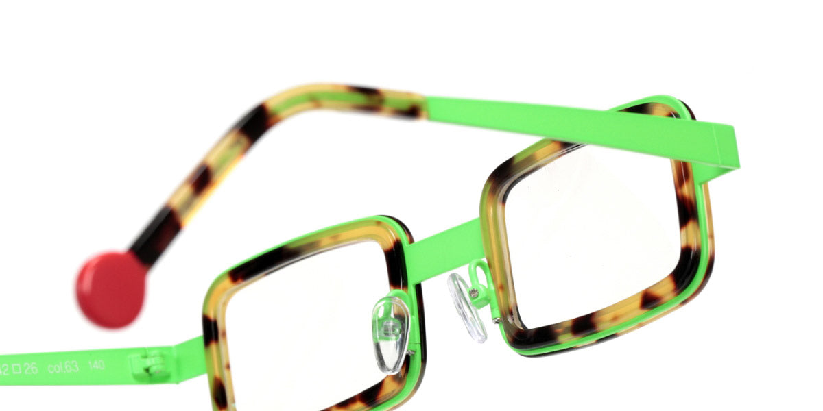 Sabine Be® Be Ziggy - Shiny Tokyo Scale / Neon Green Satin Eyeglasses