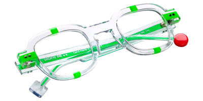 Sabine Be® Be Arty SB Be Arty 369 46 - Shiny Crystal / Shiny Neon Green Eyeglasses