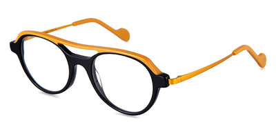 NaoNed® Blavezh NAO Blavezh 0004 48 - Black and Yellow / Black Eyeglasses