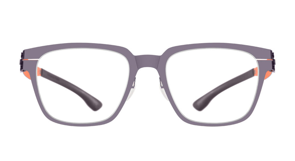 Ic! Berlin® Bo Shiny Aubergine-Flame 52 Eyeglasses