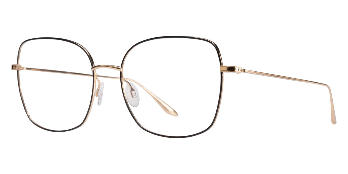 Barton Perreira® Camille - Gold/Black Satin Enamel Eyeglasses