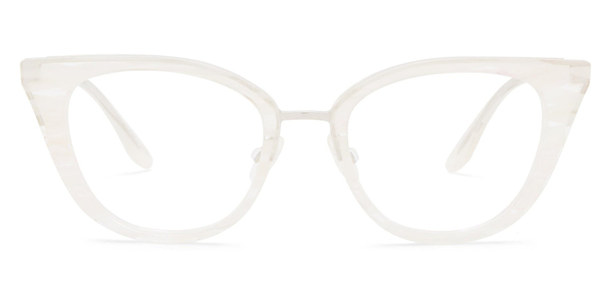 Barton Perreira® Dorian - Crystal Ivory Pearl / Silver Eyeglasses