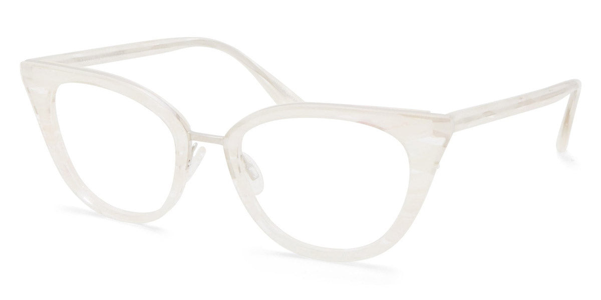 Barton Perreira® Dorian - Crystal Ivory Pearl / Silver Eyeglasses