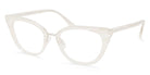 Barton Perreira® Dorian - Crystal Ivory Pearl / Silver Eyeglasses