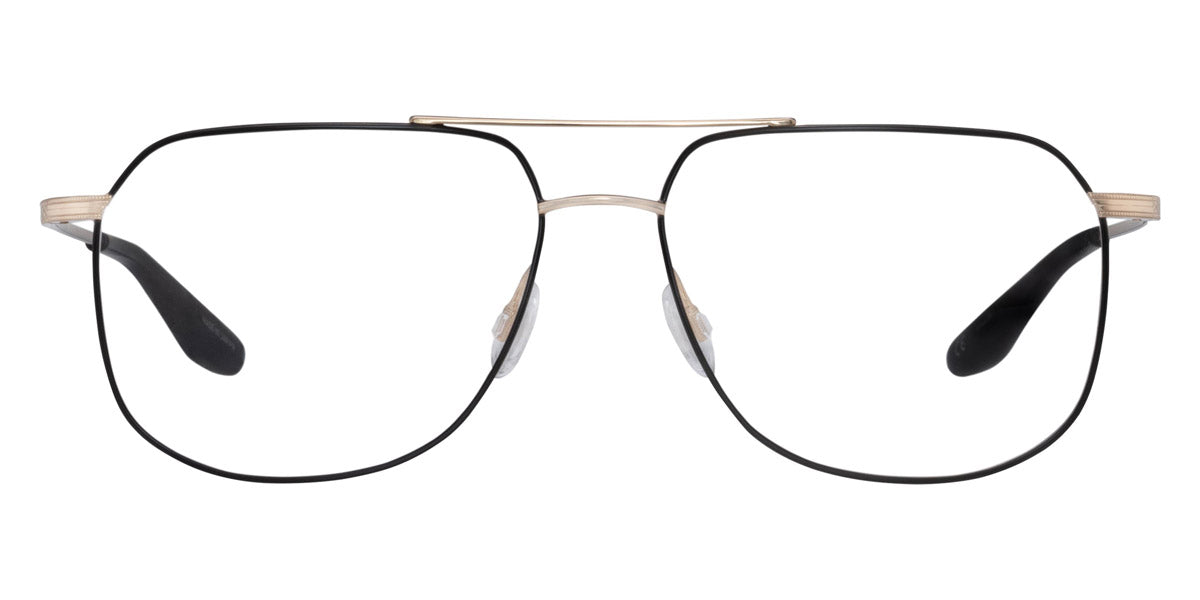 Barton Perreira® Javelin - Black Satin/Gold Eyeglasses