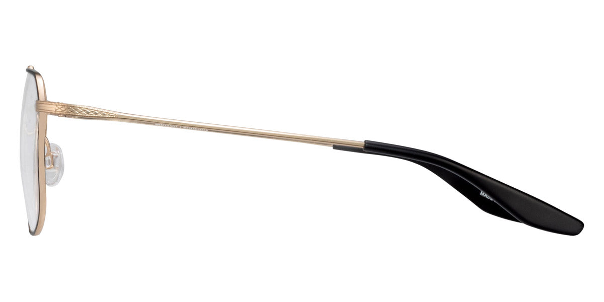 Barton Perreira® Javelin - Black Satin/Gold Eyeglasses
