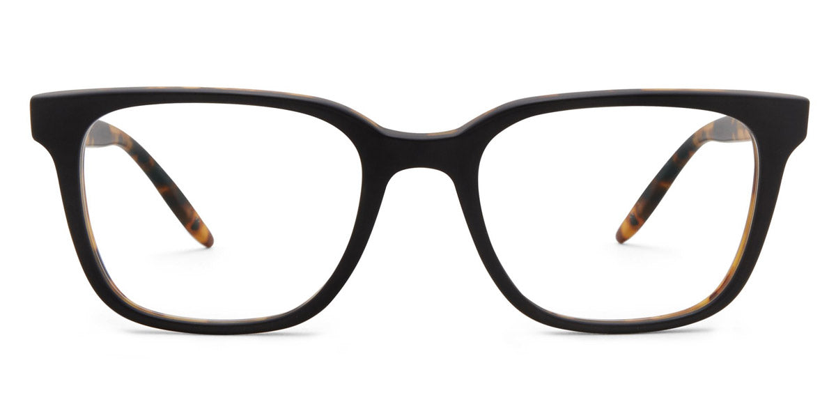 Barton Perreira® Joe - Matte Black Amber Tortoise Eyeglasses