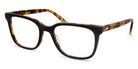 Barton Perreira® Joe - Matte Black Amber Tortoise Eyeglasses